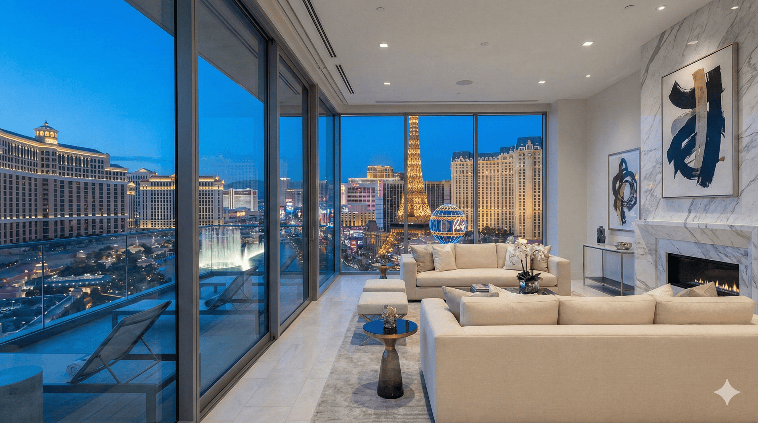 5 Apartemen Paling Mewah di Las Vegas Strip dengan Pemandangan Kasino